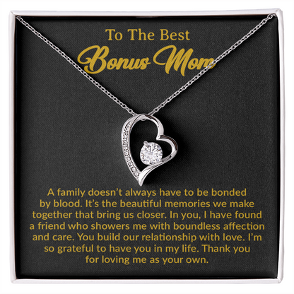 To My Bonus Mom Necklace from Daughter Son, Step Mom Gift, Mother's Day 10_12