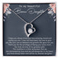 To my Bonus Daughter Necklace, Bonus Daughter, Step Daughter Gift