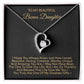 To My Bonus Daughter Necklace, Bonus Daughter Gifts From Stepdad, Step Daughter Gifts
