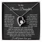 To My Bonus Daughter Necklace, Gift for Bonus Daughter, Step Daughter Birthday 23_11_Black