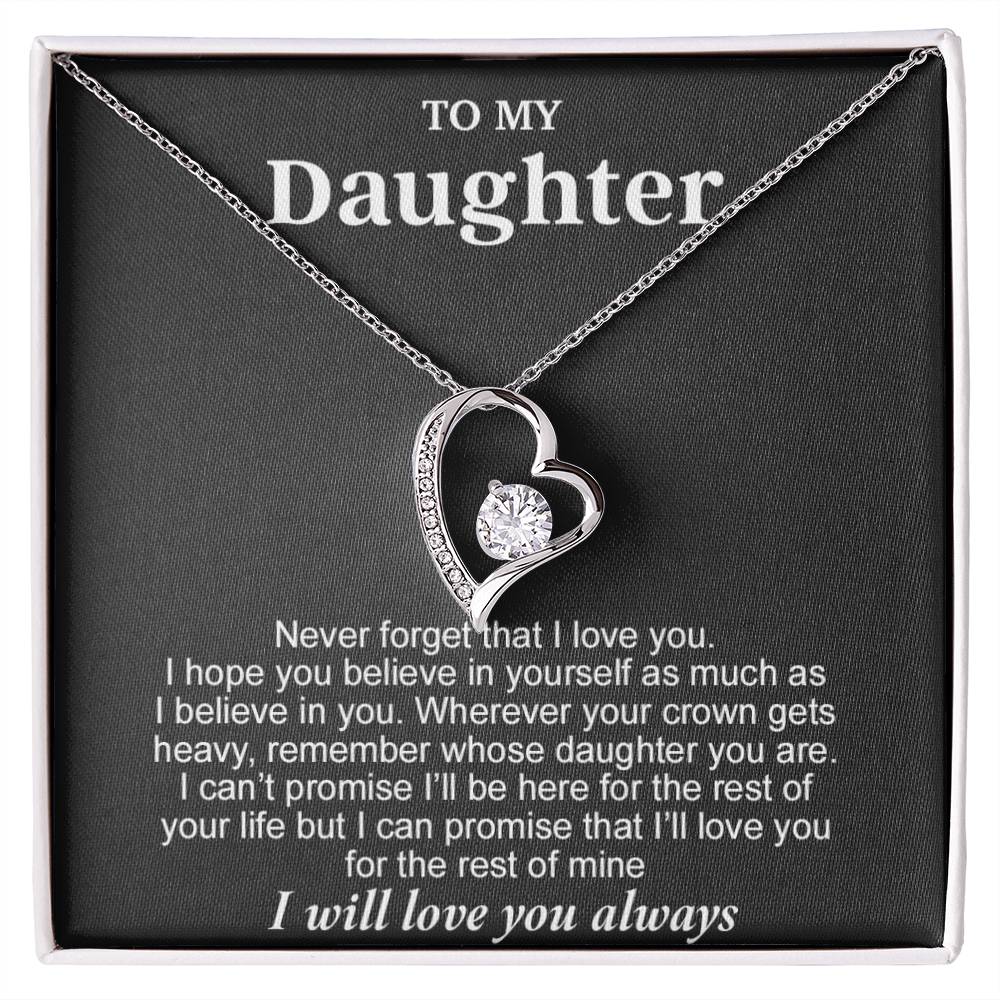 To My Daughter Necklace, Birthday Gift For Daughter From Mom, Xmas Gifts for Her 10_8