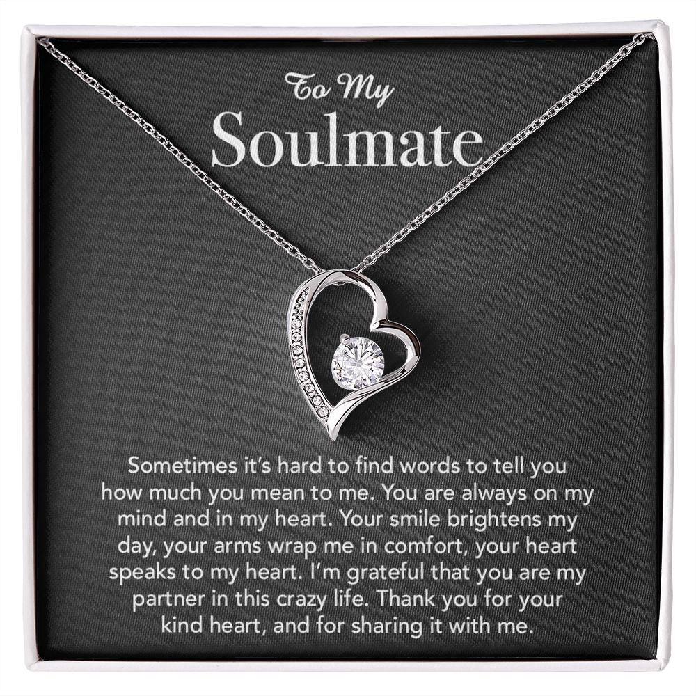 To My Soulmate Necklace, Gift For Wife, Anniversary Gift, Christmas Gift 3_5