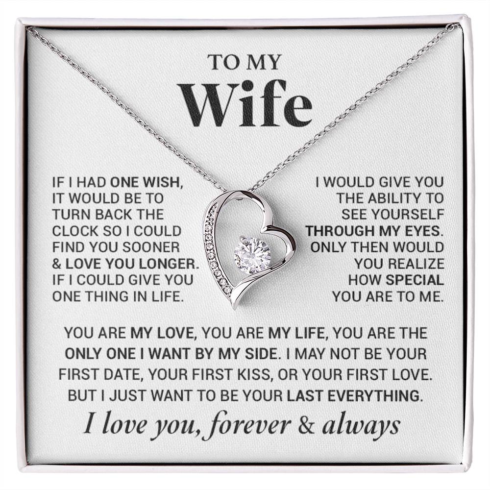 To My Wife Necklace, Anniversary Gift For Wife, Wife Birthday, Gift For Wife 23_7