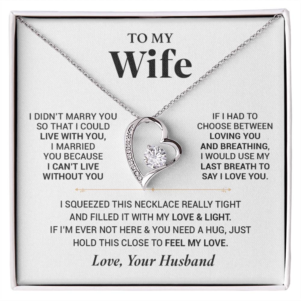To My Wife Necklace, Christmas Gift For Wife, Christmas Gifts For Her, Wife Gift