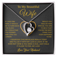 To My Wife Necklace, Gift For Wife, Anniversary Gift For Wife, Necklace For Wife 28_5_Gold