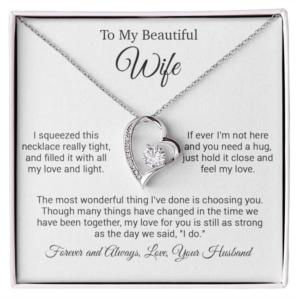 To My Wife Necklace, Gift For Wife, Valentine Day Gift, Birthday Gift