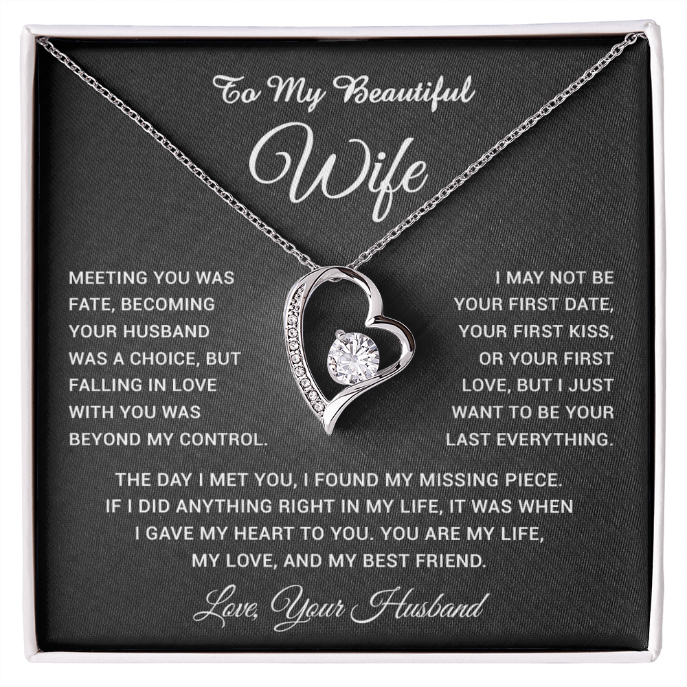 To My Wife Necklace, Gift For Wife, Anniversary Gift For Wife, Necklace For Wife 3_5