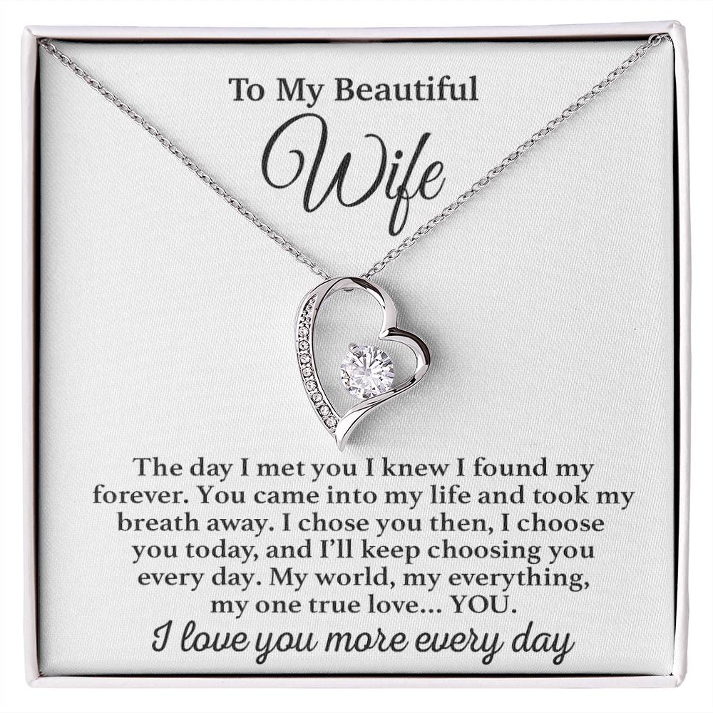 To My Wife Necklace, Gift From Husband, Anniversary Jewelry Gifts Wife 22_3