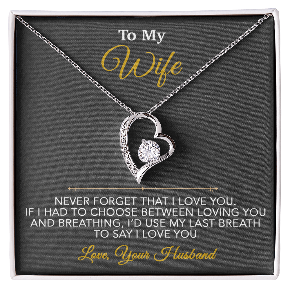 To My Wife Necklace, Wife Gift from Husband, Wife Birthday Gift, Christmas Gift 7_1