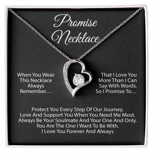 Promise Necklace For Soulmate, Valentine Gift, Birthday Gift, Anniversary Gift