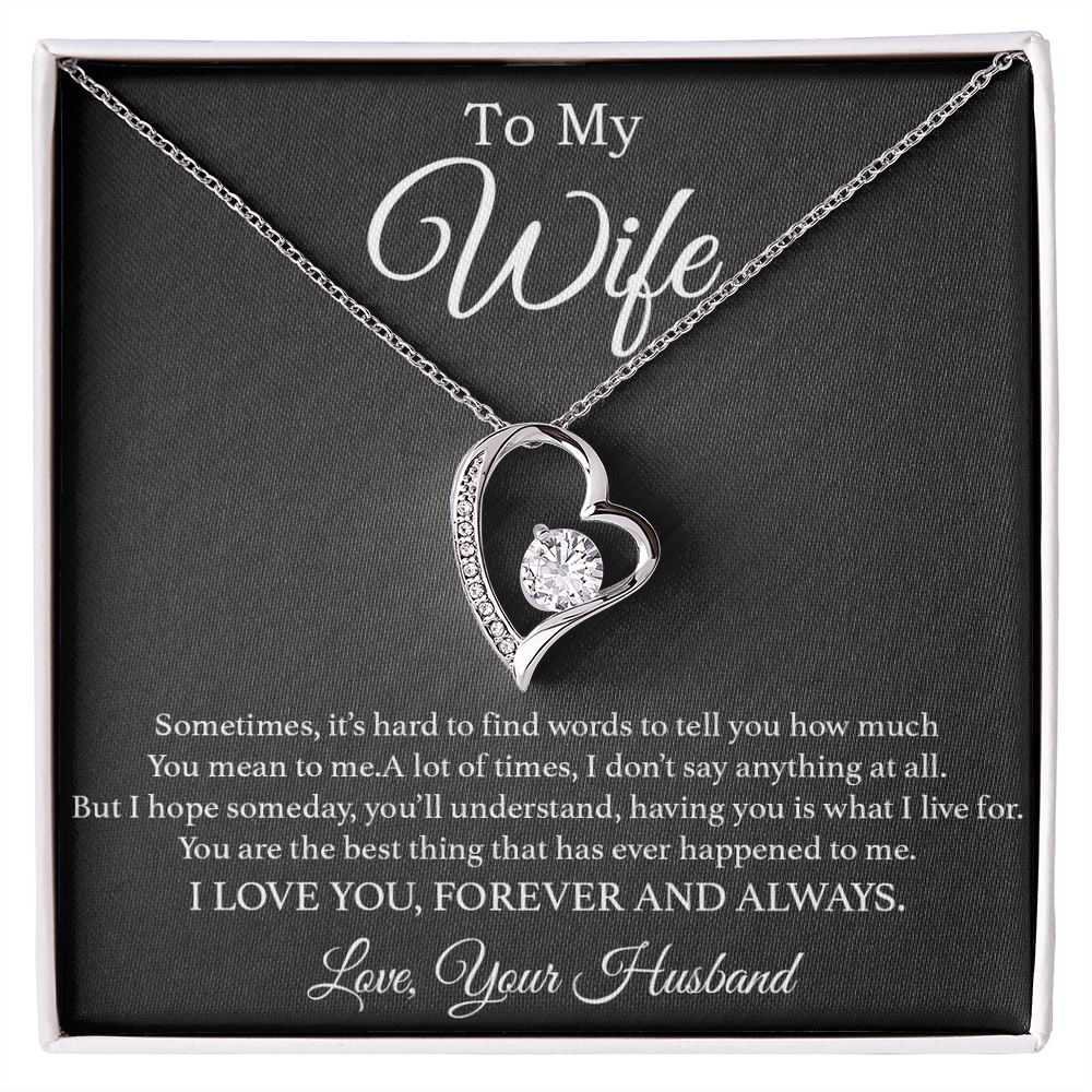 To My Wife Necklace, Gift For Wife, Anniversary Gift For Wife, Necklace For Wife 28_2