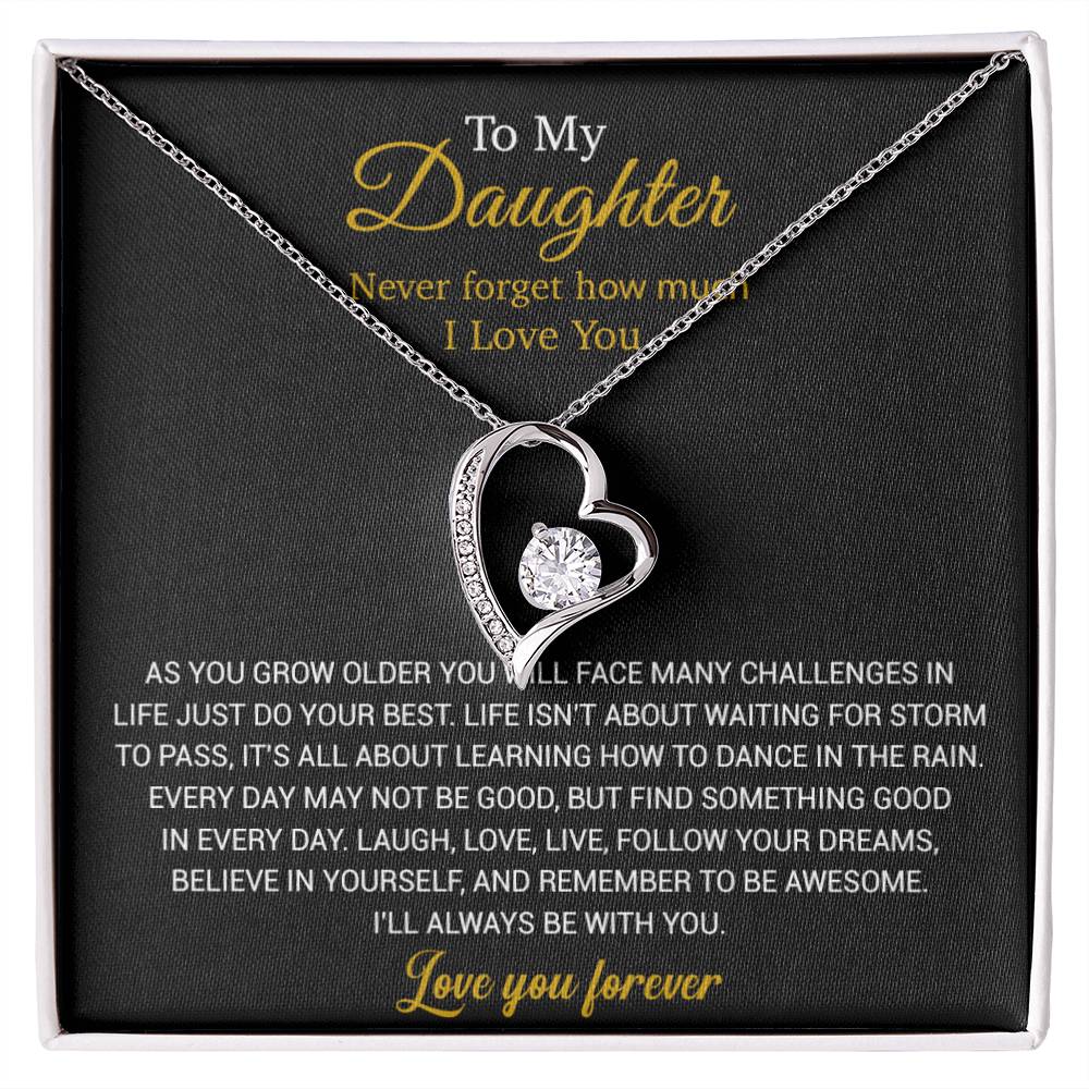 To My Daughter Necklace, Daughter Mother Necklace, Daughter Gift From Mom 29_11