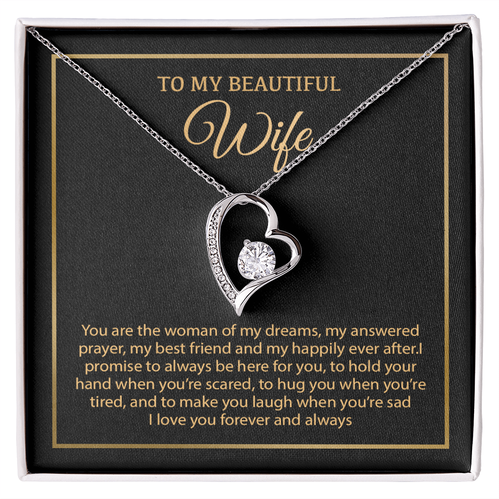 To My Wife Necklace, Christmas Gifts For Women, Anniversary Gift For Wife 19_12_Gold