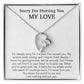 I'm Sorry Necklace Gift, Apology Gift For Her, Forgiveness Gift 29_10