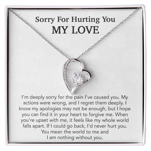 I'm Sorry Necklace Gift, Apology Gift For Her, Forgiveness Gift 29_10