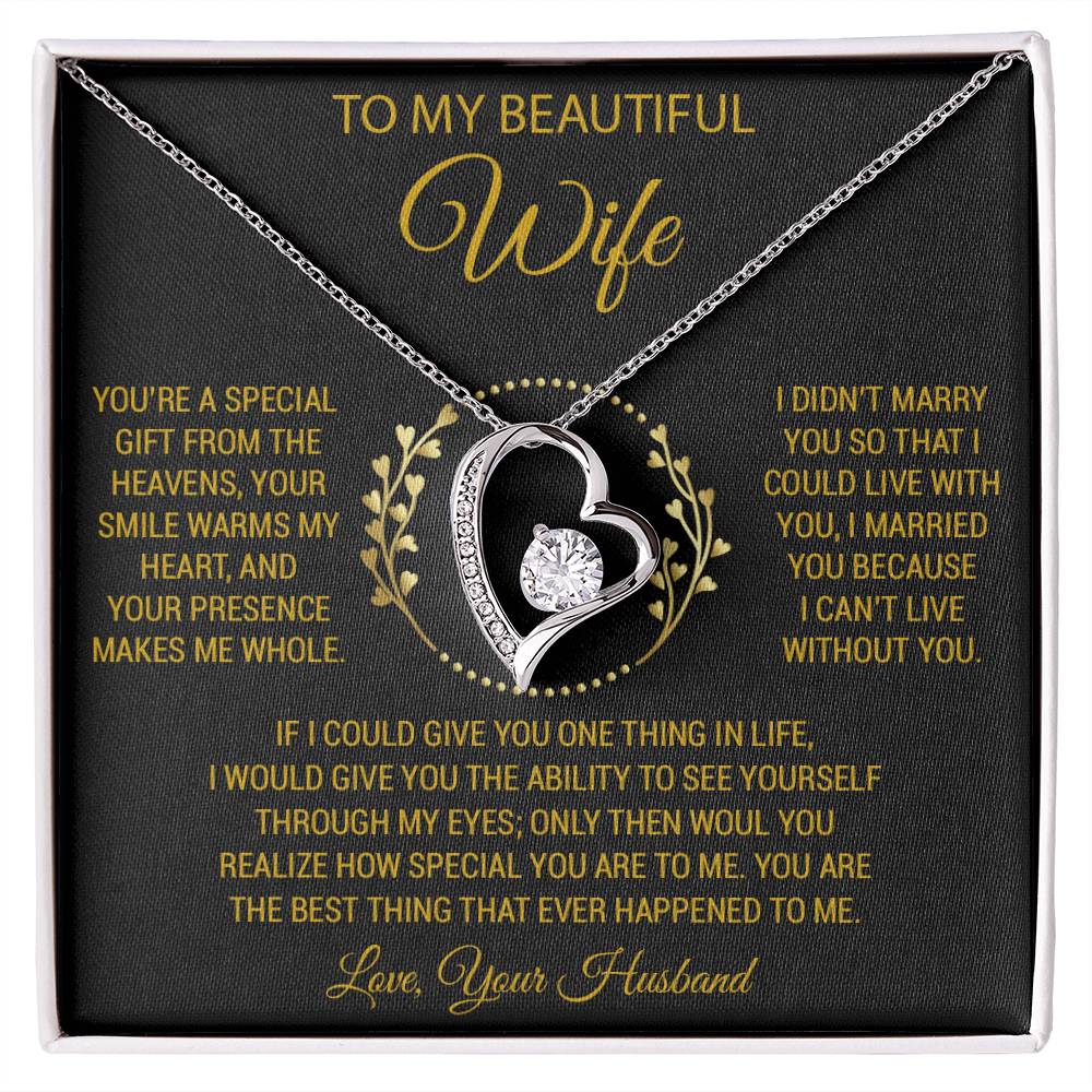 To My Wife Necklace, Anniversary Gift For Wife, Wife Birthday Gift, Gift For Wife 3_6