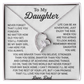 To My Daughter Necklace, Daughter Father Necklace, Daughter Gift From Dad 22_8_White