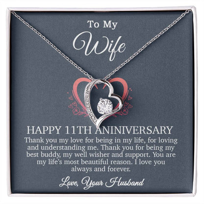11th Anniversary Gift For Wife, 11 Year Anniversary Gifts, 11th Wedding Anniversary Gift Ideas_Blue