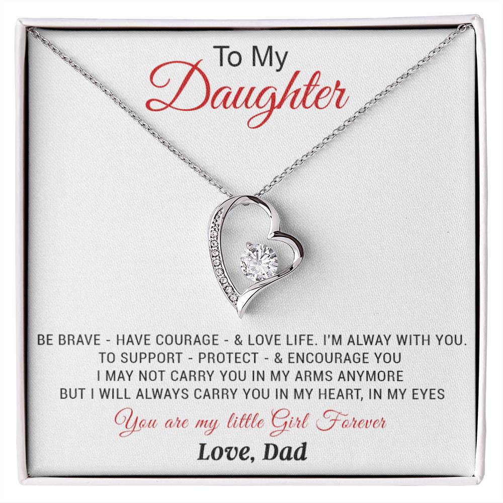 To My Daughter Necklace, Daughter Father Necklace, Daughter Gift from Dad 20_11