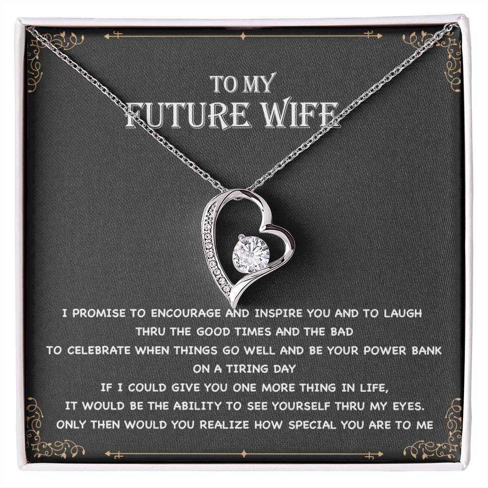 To My Future Wife Necklace, Engagement Gift for Future Wife, Birthday Gift