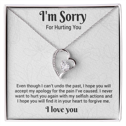 I'm Sorry Necklace Gifts, Apology Gifts For Her, Forgiveness Gift, Wife Gift 9_8