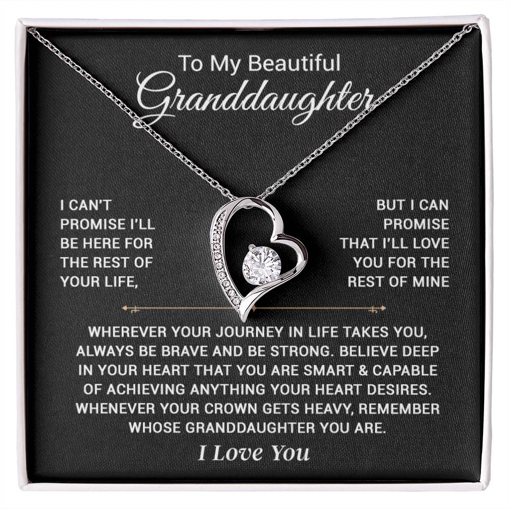To My Granddaughter Necklace, Granddaughter Gift from Grandpa, Christmas Gift 8_11