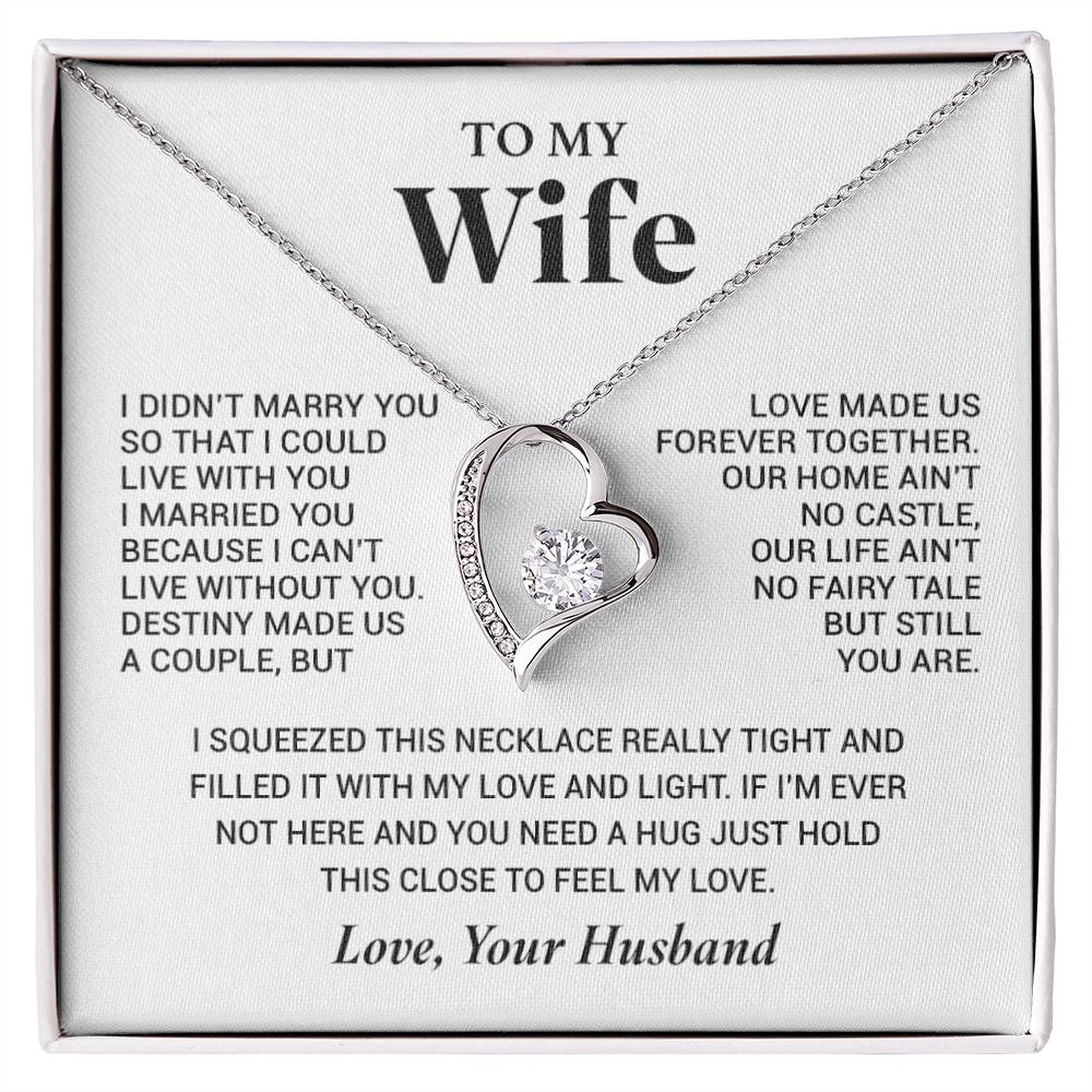 To My Wife Necklace, Anniversary Gift For Wife, Wife Birthday, Gift For Wife 20_9