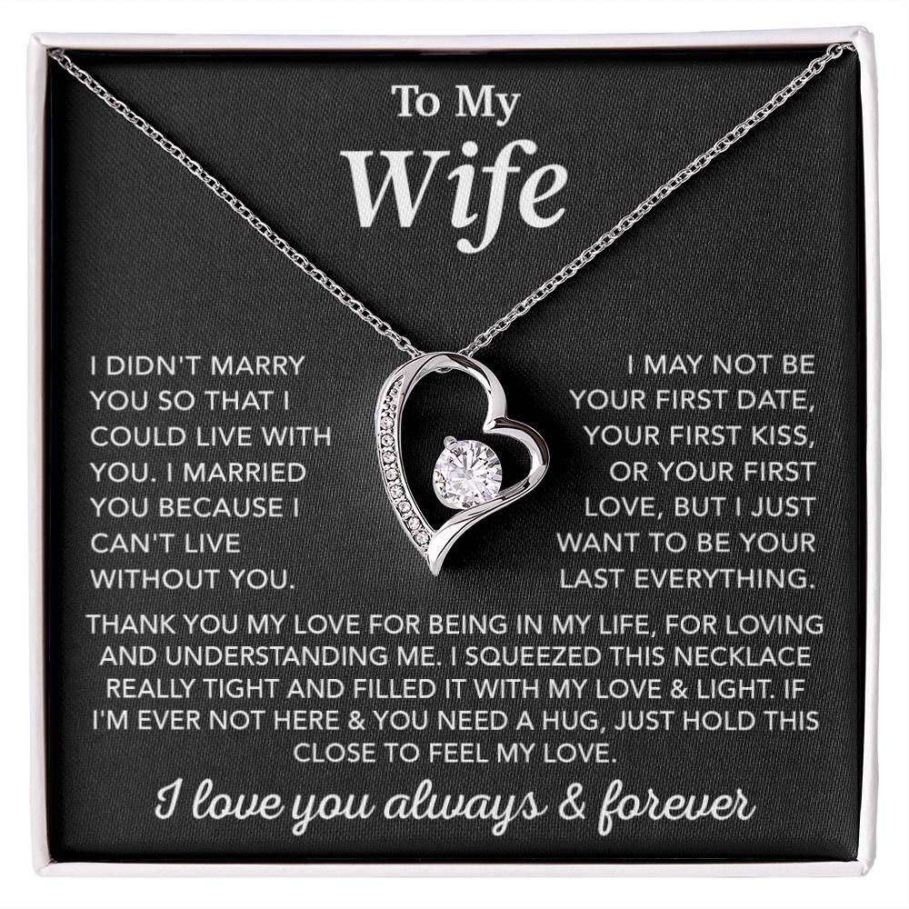 To My Wife Necklace, Gift For Wife, Anniversary Gift, Wife Birthday Gift For Her 2_1