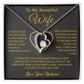 To My Wife Necklace, Gift For Wife, Anniversary Gift For Wife, Necklace For Wife 26_5_Gold