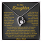 To My Daughter Necklace, Daughter Father Necklace, Daughter Gift From Dad 22_8_Gold