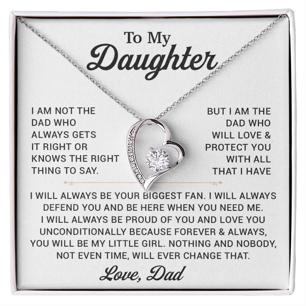 To My Daughter Necklace, Gift for Daughter from Dad, Father Daughter Necklace 1_11