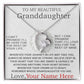 Custom To My Granddaughter Necklace, Birthday Gift For Granddaughter, Grandpa