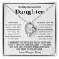 To My Beautiful Daughter Necklace, Gift for Daughter, Birthday Gift for Daughter 24_7