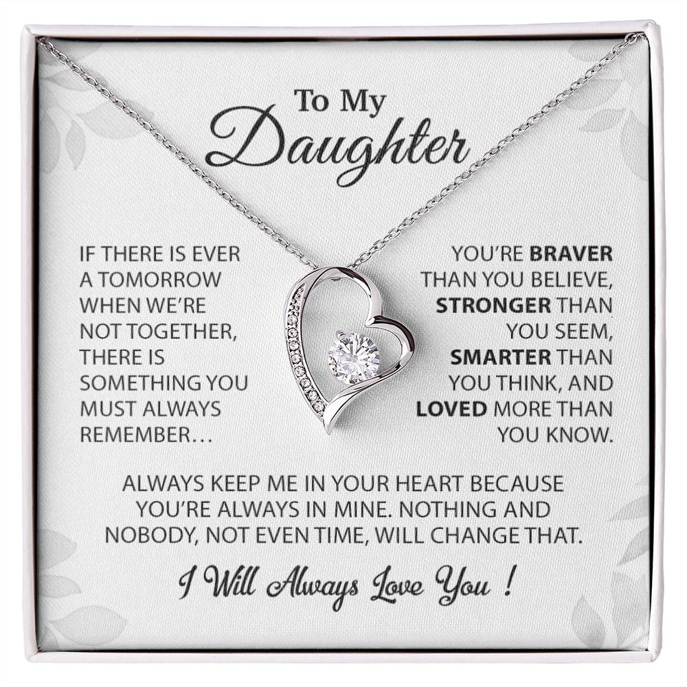 To My Daughter Necklace, Pendant Gift from Dad, Daughter Birthday Holiday Christmas Gift 20_9