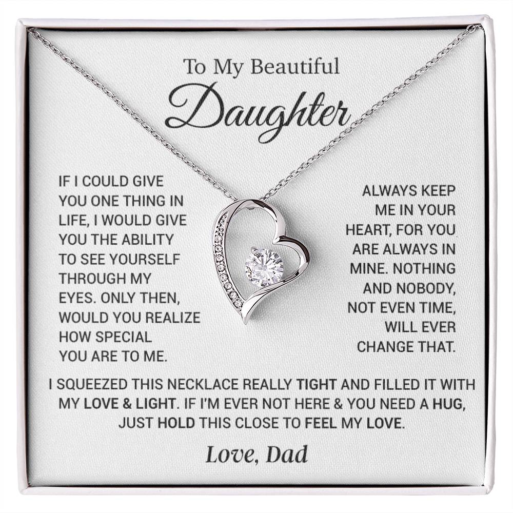 To My Daughter Necklace, Daughter Father Necklace, Daughter Gift From Dad 24_11