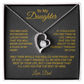 To My Daughter Necklace, Daughter Father Necklace, Daughter Gift From Dad 17_8_Gold