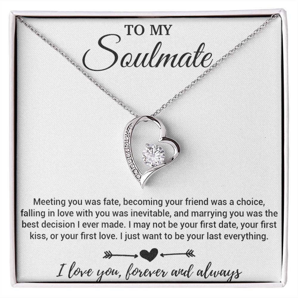 To My Soulmate Necklace, Soulmate Gift, Soulmate Jewelry Anniversary 29_3