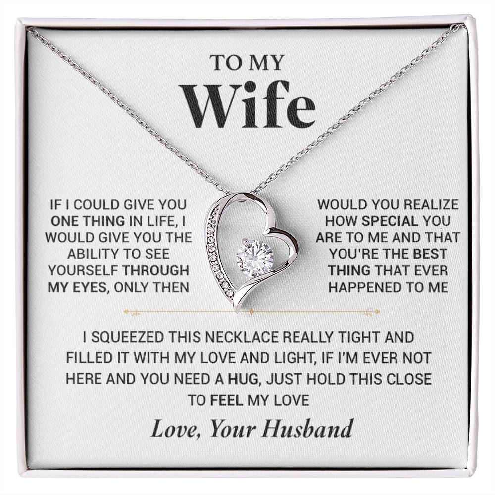 To My Wife Necklace, Christmas Gift For Wife, Christmas Gifts For Her, Wife Gift_NEW