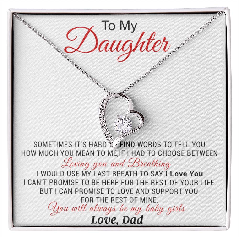 To My Daughter Necklace, Daughter Father Necklace, Daughter Gift from Dad 5_11