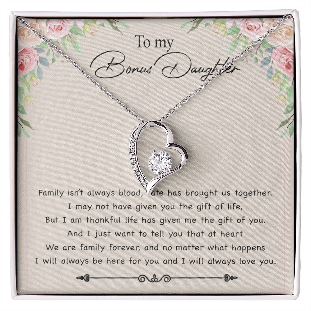 To my Bonus Daughter Necklace, Bonus Daughter, Step Daughter Gift 30_11
