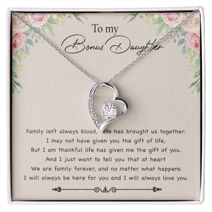 To my Bonus Daughter Necklace, Bonus Daughter, Step Daughter Gift 30_11