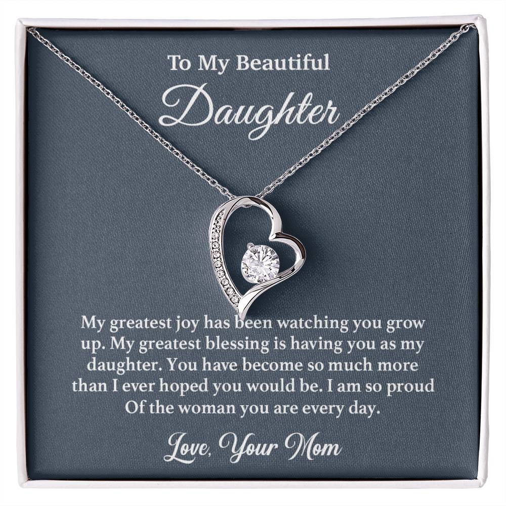 To My Daughter Necklace, Daughter Mother Necklace, Daughter Gift From Mom 24_4