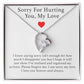Sorry For Hurting You Necklace, Forgiveness Gift, Apology Gift for Her, I'm Sorry Gift For Her