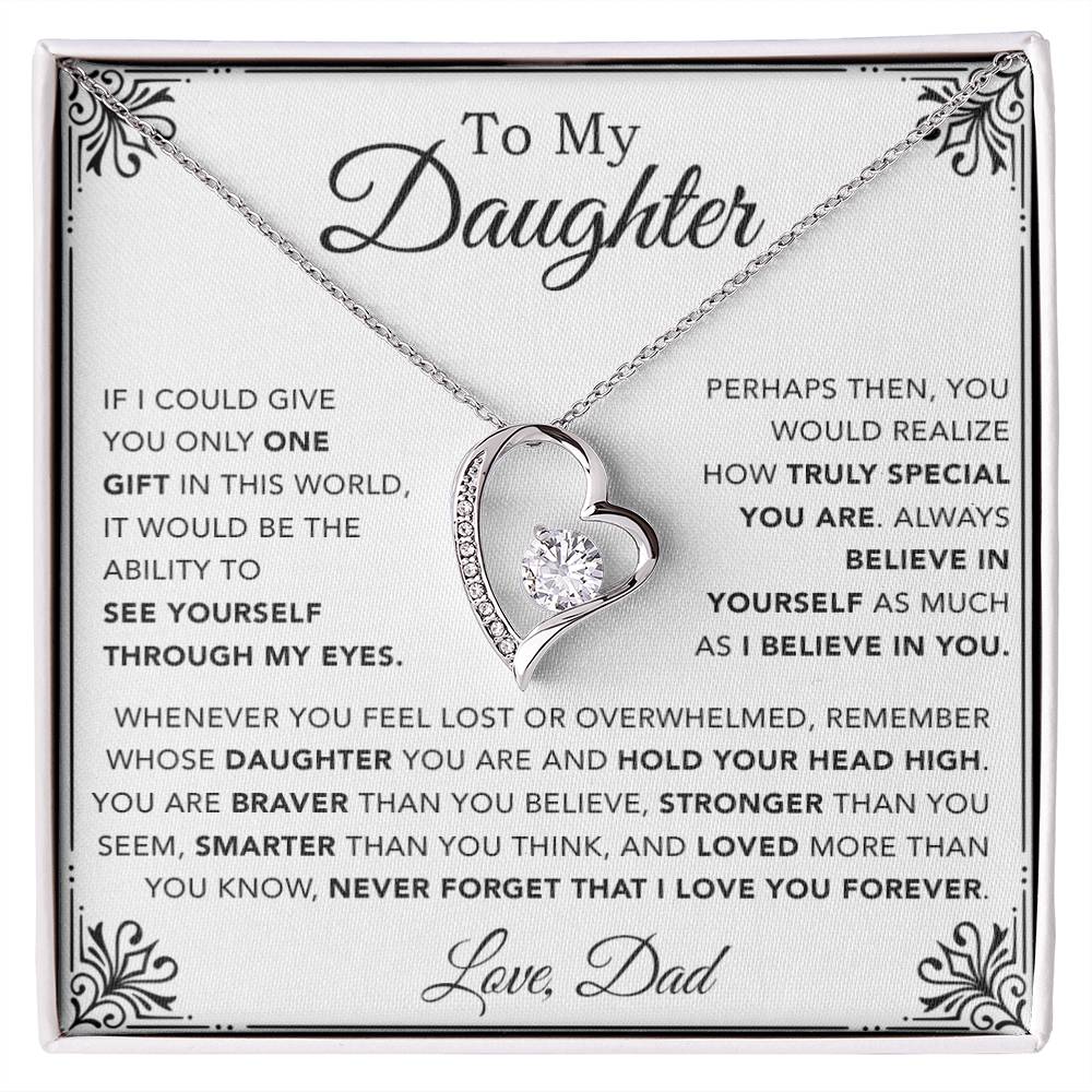 To My Daughter Necklace, Gift for Daughter from Dad, Father Daughter Necklace 1_12_NEW