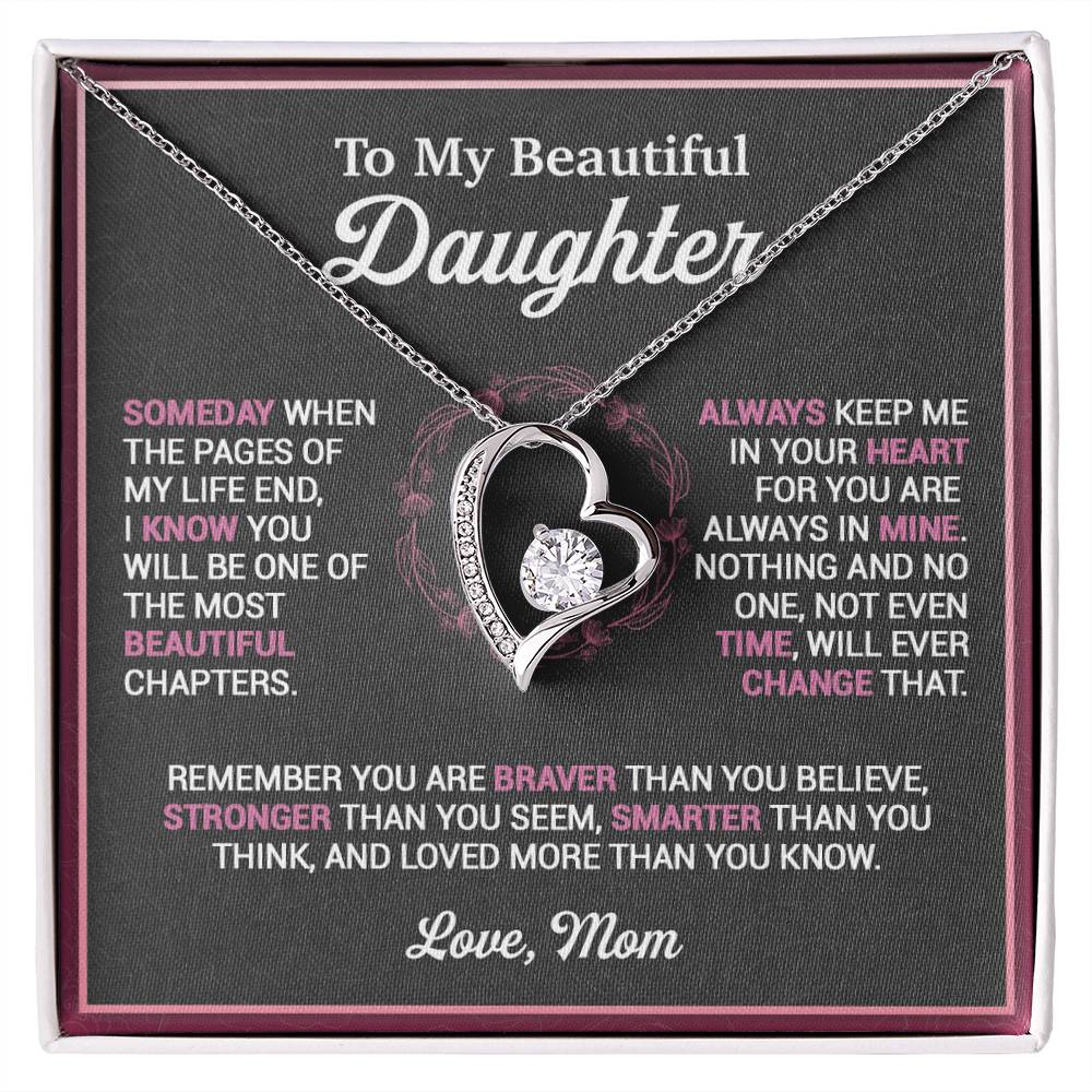 To My Daughter Necklace, Gift for Daughter from Mom, Mother Daughter Necklace 16_11