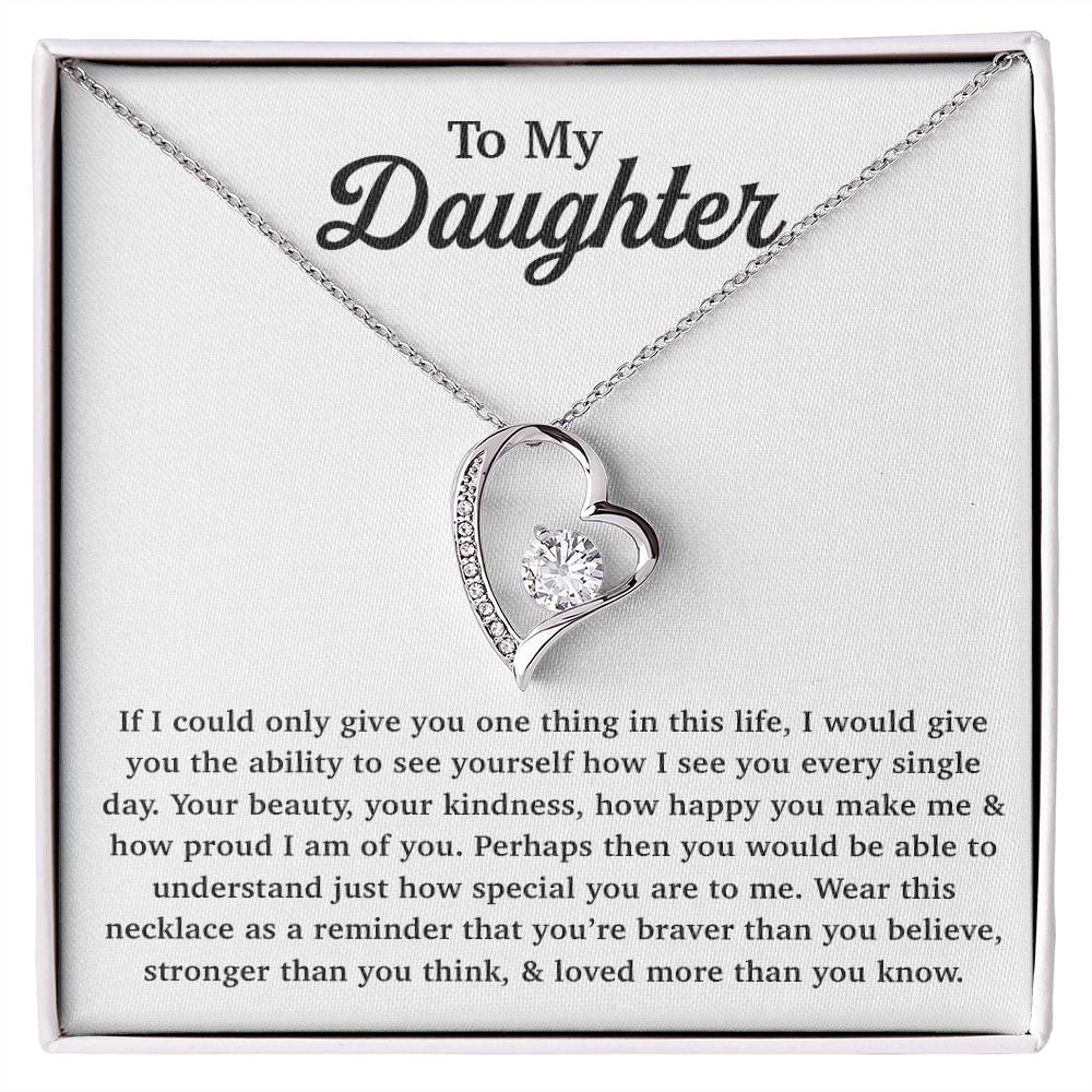 To My Daughter Necklace Gift From Dad, Daughter Gift, Father Daughter Necklace 22_11