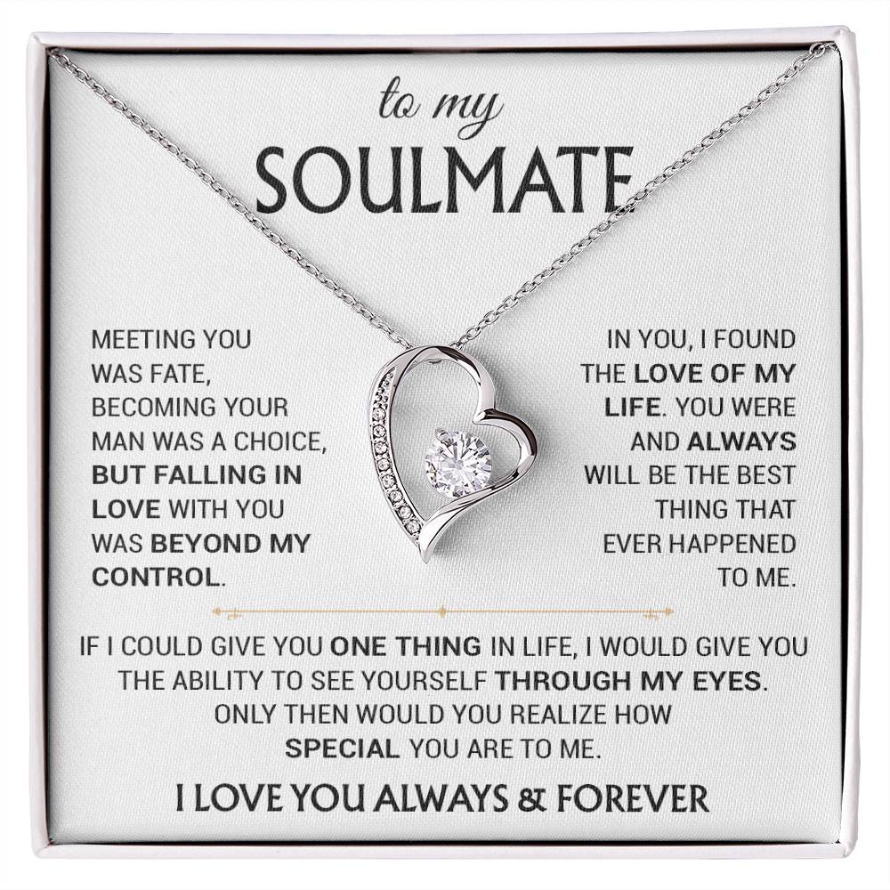 To My Soulmate Necklace, Soulmate Gift, Gift For Girlfriend, Christmas Gift 11_12