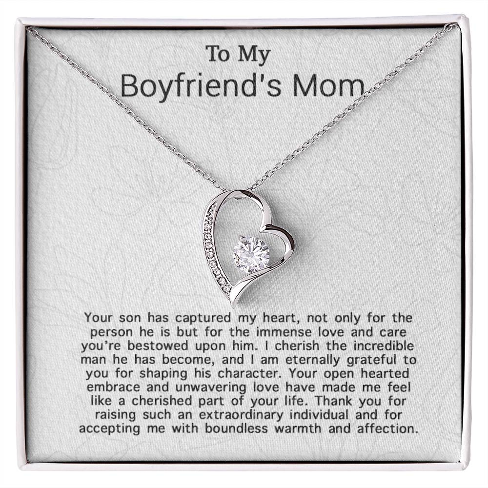 To My Boyfriends Mom Necklace, Gifts For Boyfriends Mom, Boyfriends Mom Gift