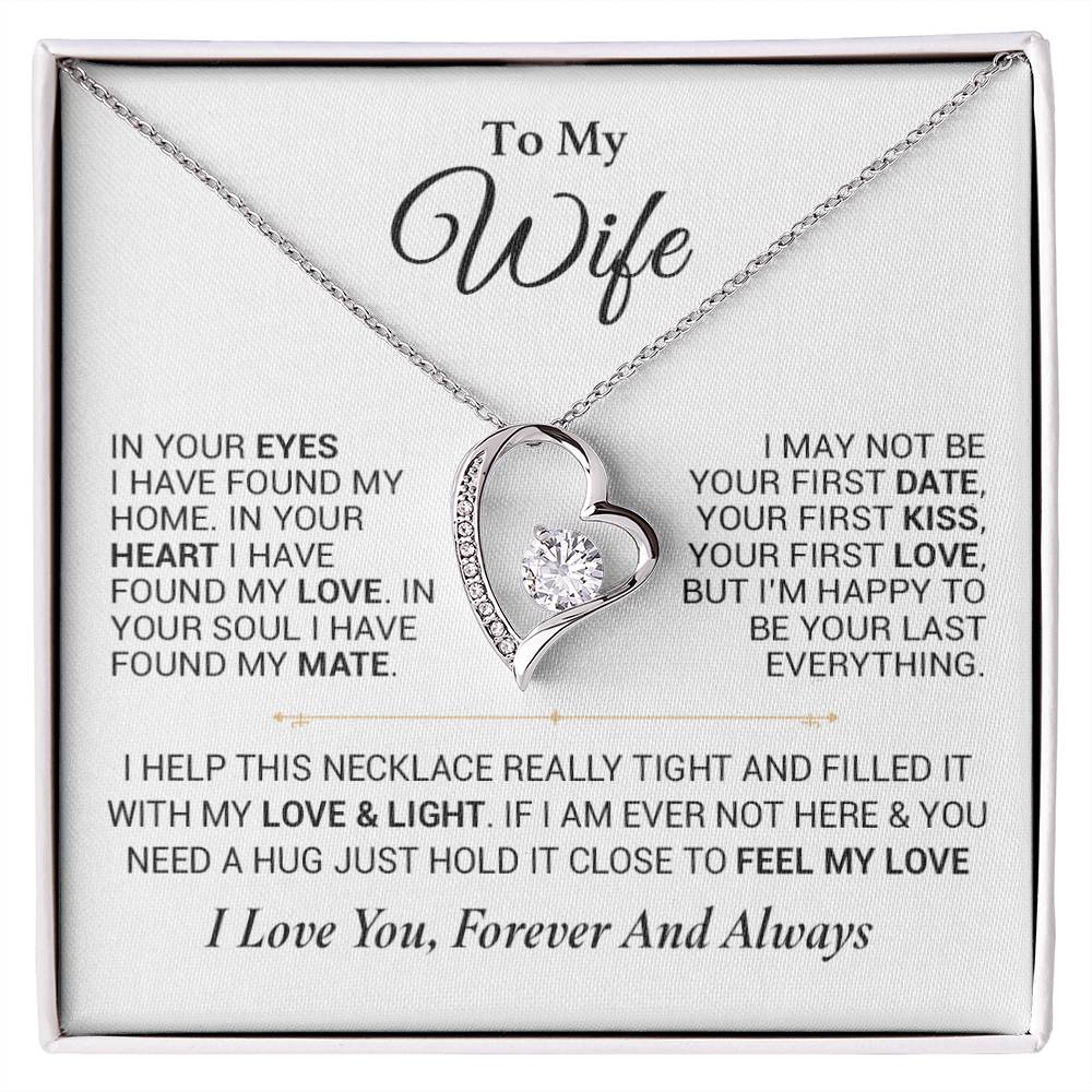 To My Wife Necklace, Anniversary Gift For Wife, Wife Birthday, Gift For Wife 24_7