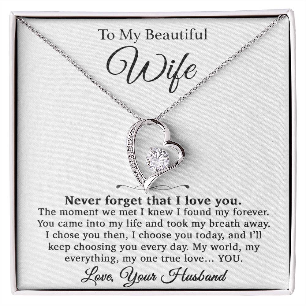 To My Wife Necklace, Gift For Wife, Anniversary Gift For Wife, Christmas Gifts 1_4